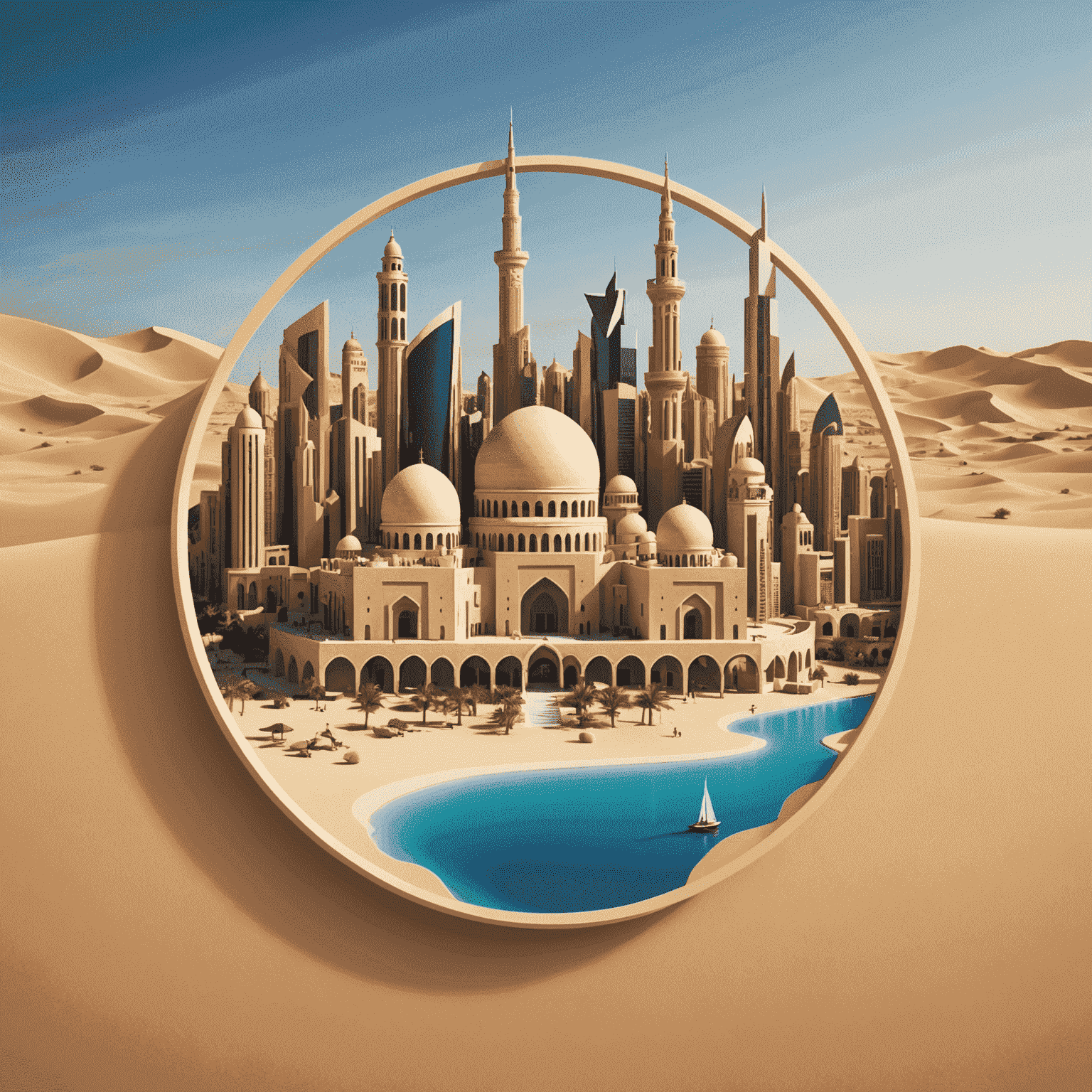 rtyperigo.com logo featuring a stylized representation of UAE landmarks